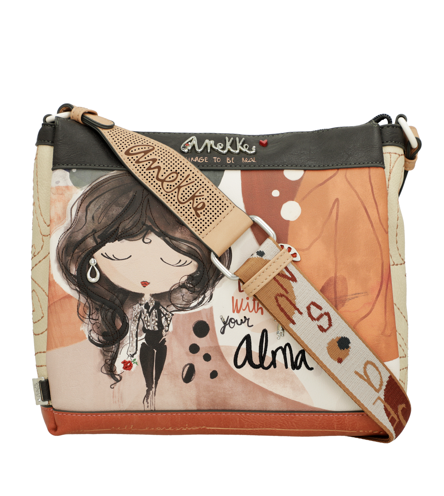 Anekke Alma Crossbody táska 3 rekeszes