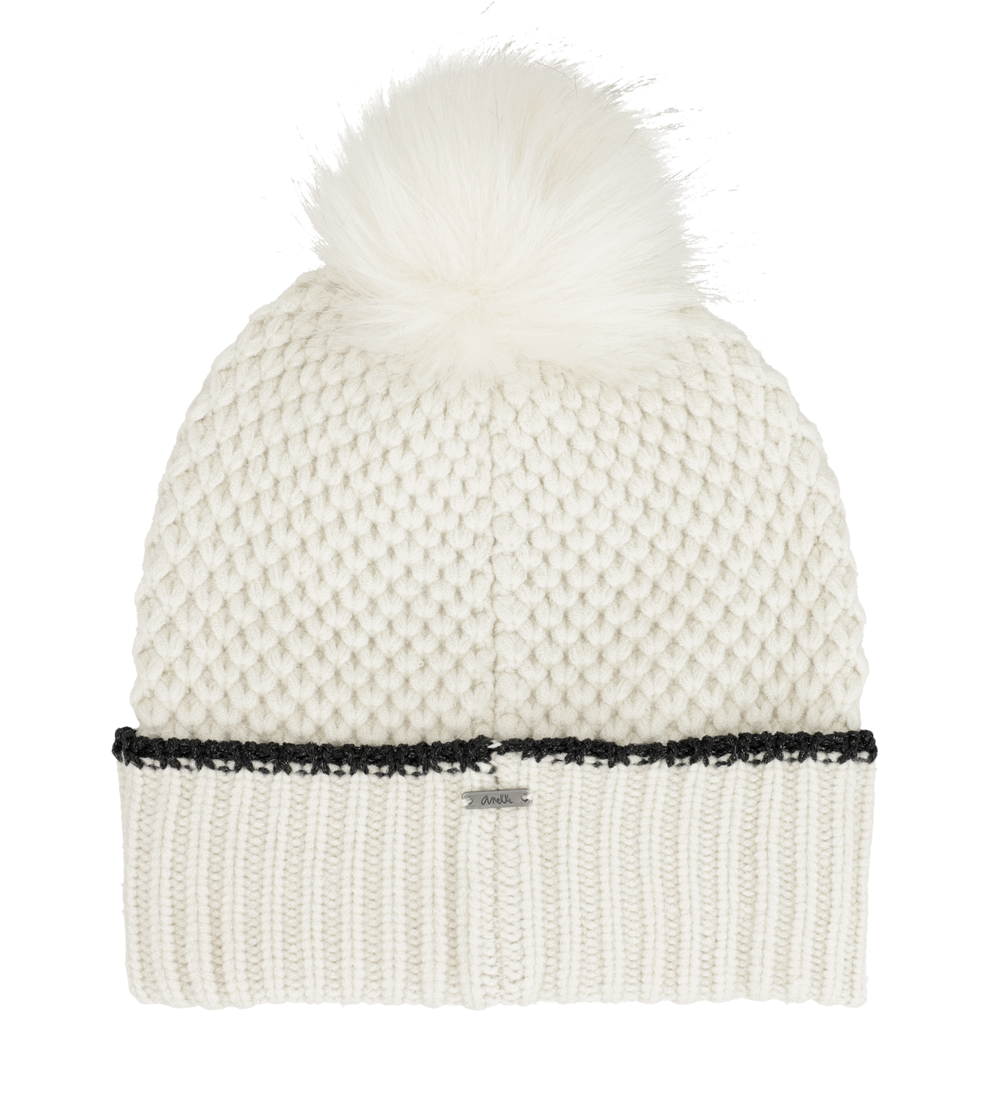 Anekke Dreamverse Bézs színű kötött sapka pomponnal - Dubniczki