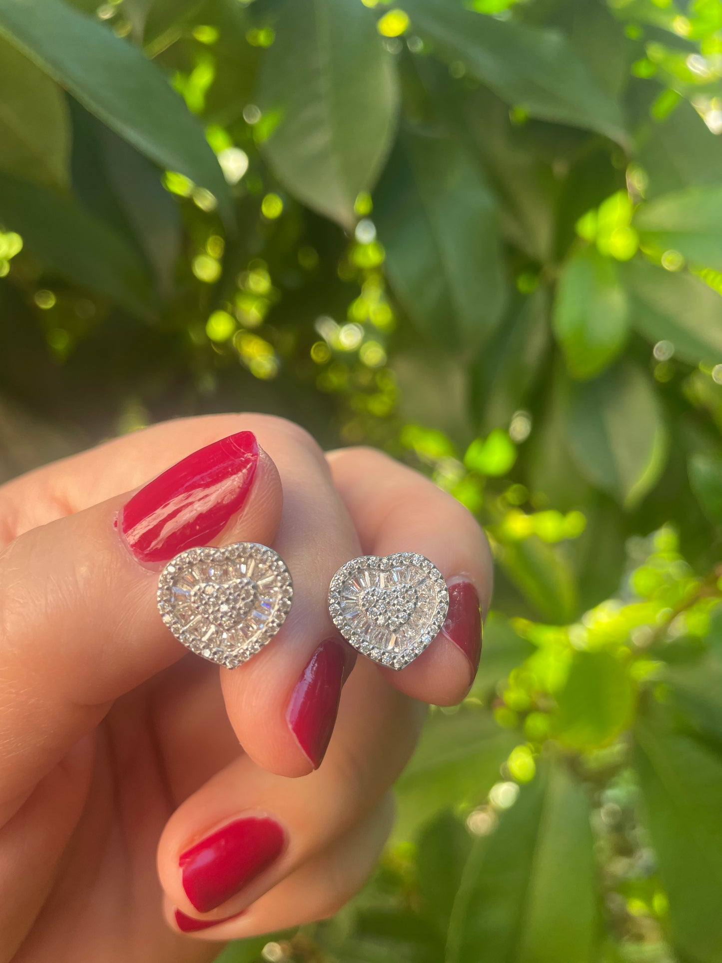 Ezüst cirkónia köves fülbevaló " Ragyogás"