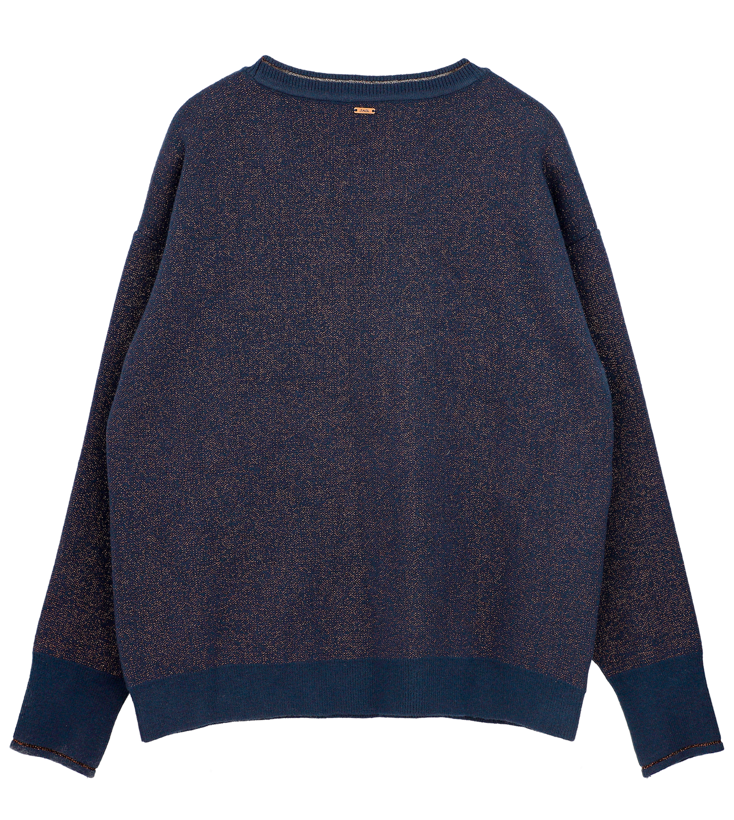 Anekke sötétkék-réz Contemporary pulóver