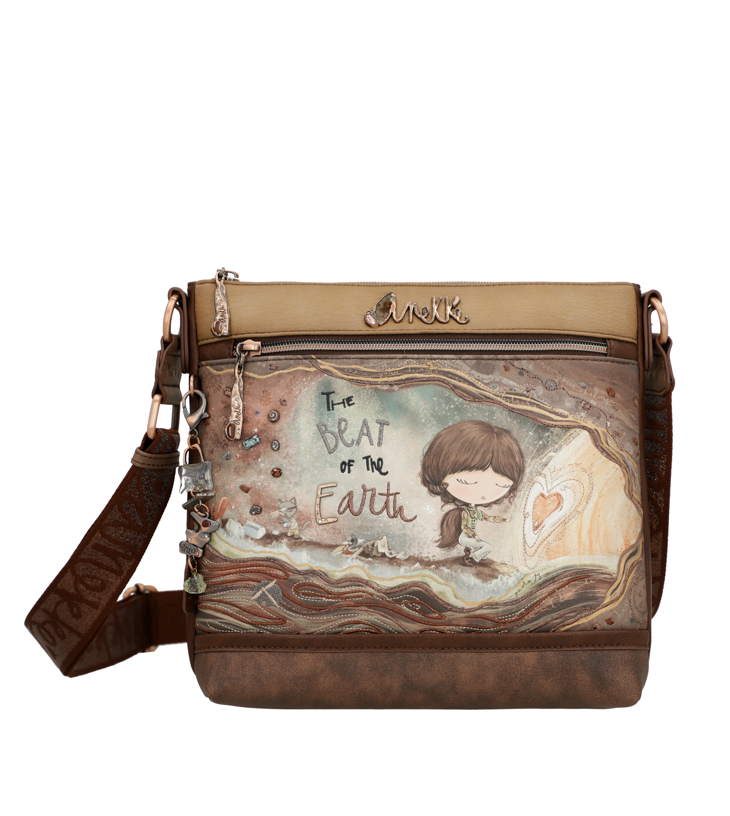Anekke Core 3 rekeszes közepes crossbody táska - Dubniczki