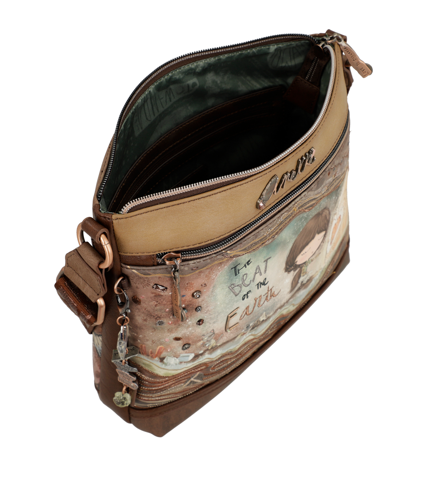 Anekke Core 3 rekeszes közepes crossbody táska - Dubniczki