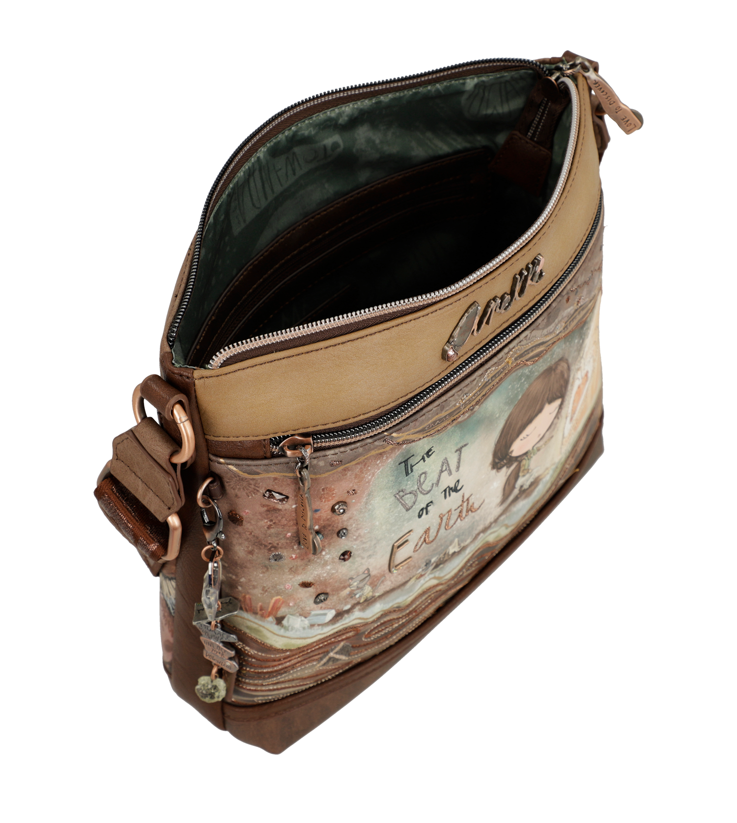 Anekke Core 3 rekeszes közepes crossbody táska - Dubniczki