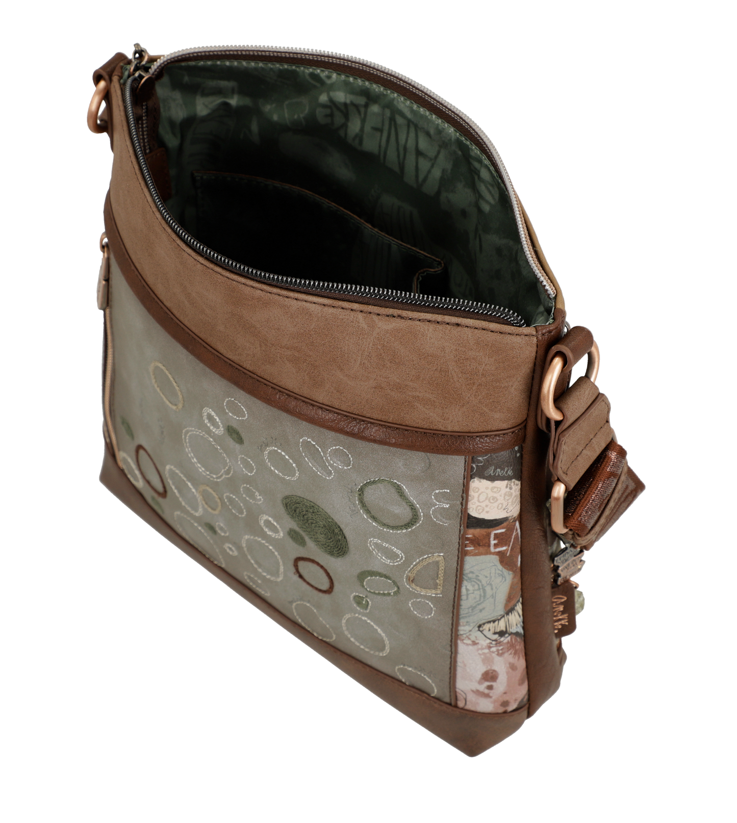 Anekke Core 3 rekeszes közepes crossbody táska - Dubniczki