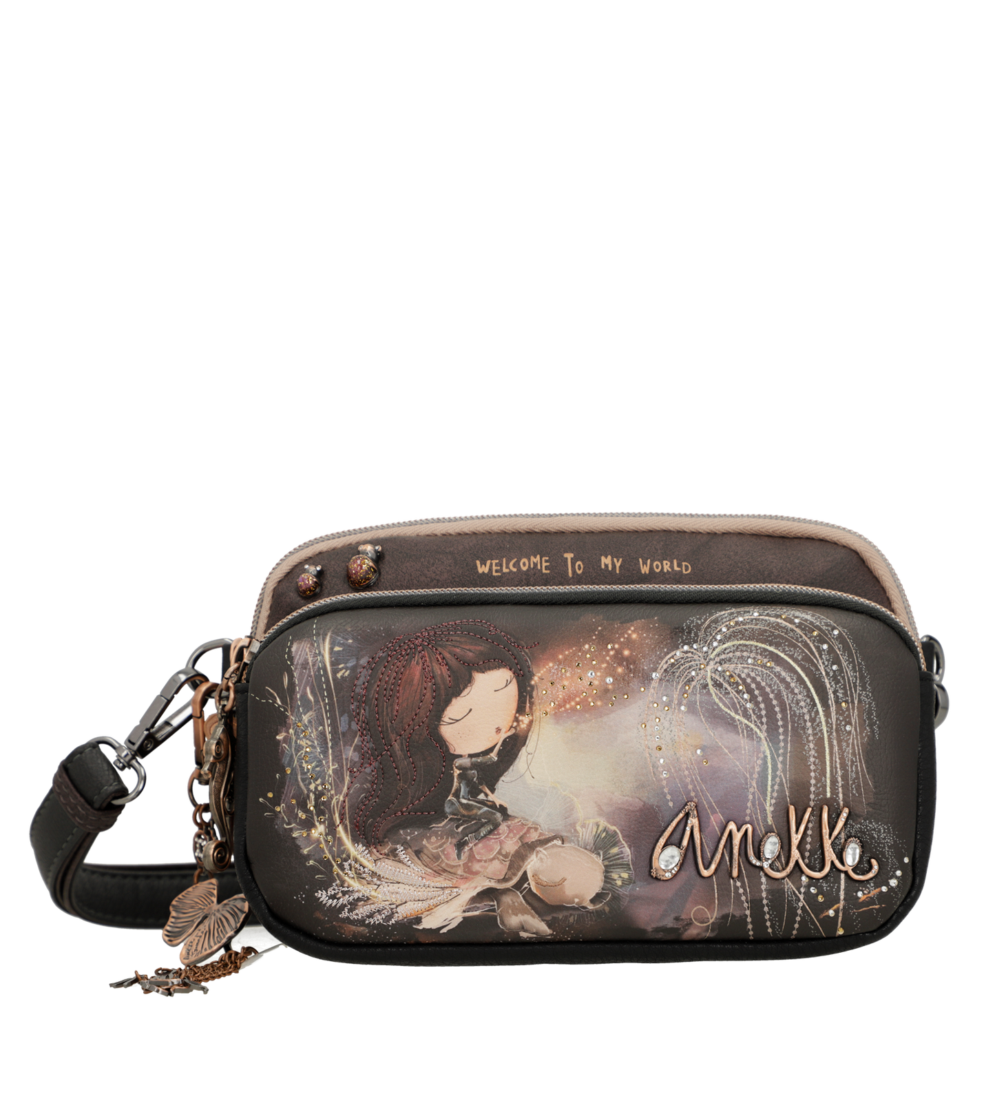 Anekke Dreamverse 2 rekeszes kis crossbody táska - Dubniczki