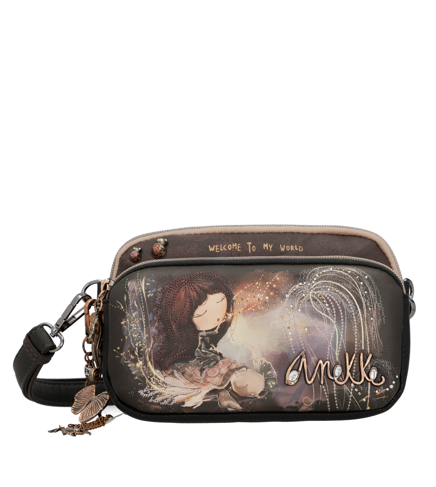 Anekke Dreamverse 2 rekeszes kis crossbody táska - Dubniczki
