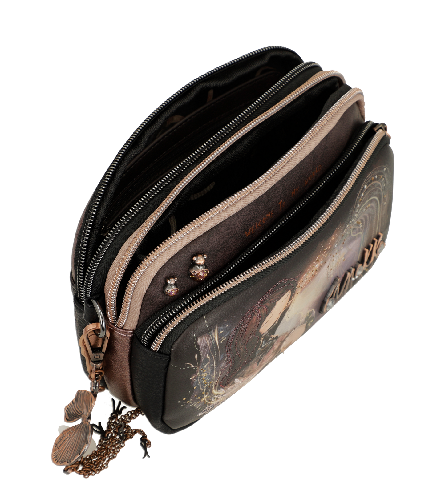 Anekke Dreamverse 2 rekeszes kis crossbody táska - Dubniczki