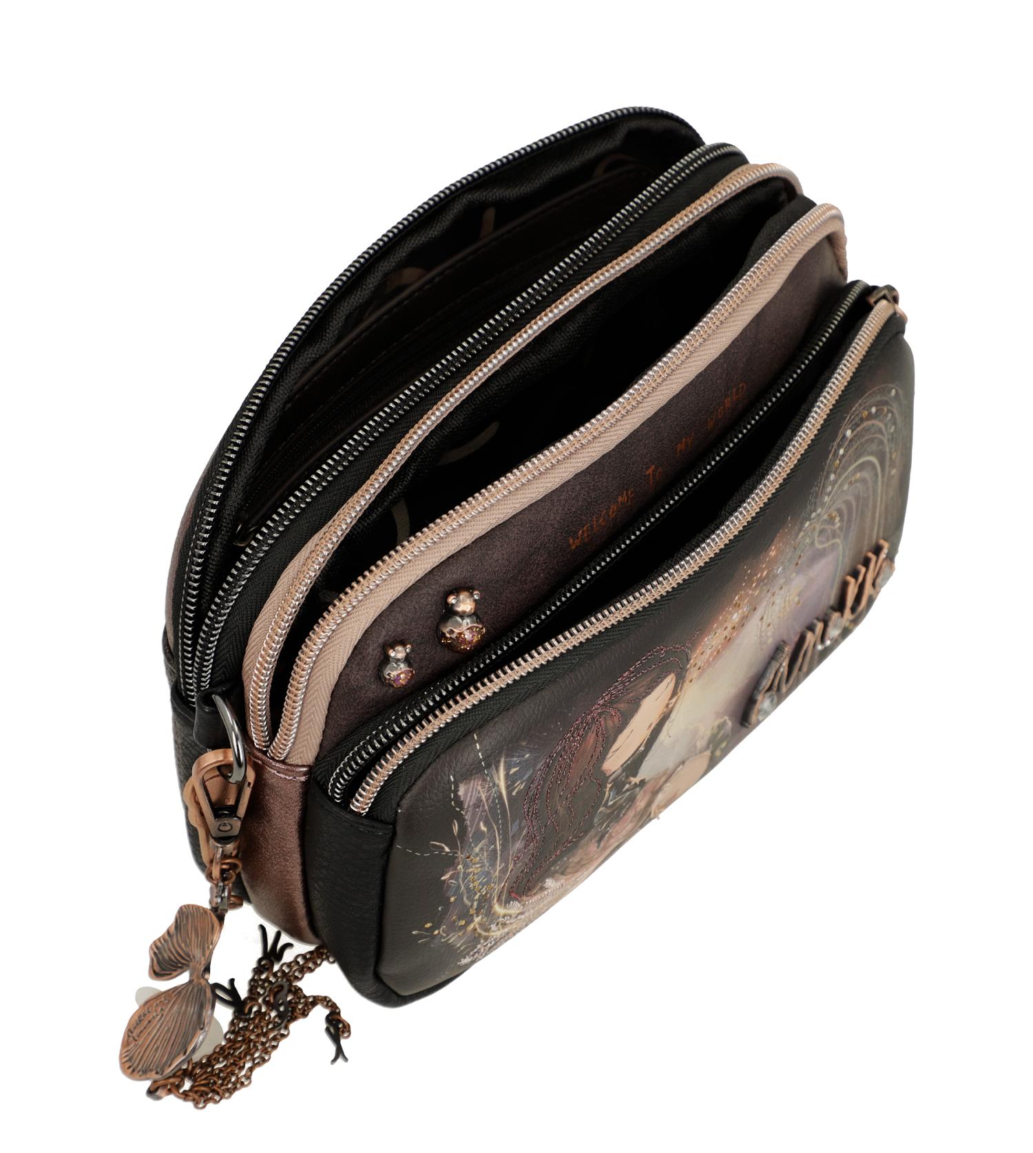Anekke Dreamverse 2 rekeszes kis crossbody táska - Dubniczki