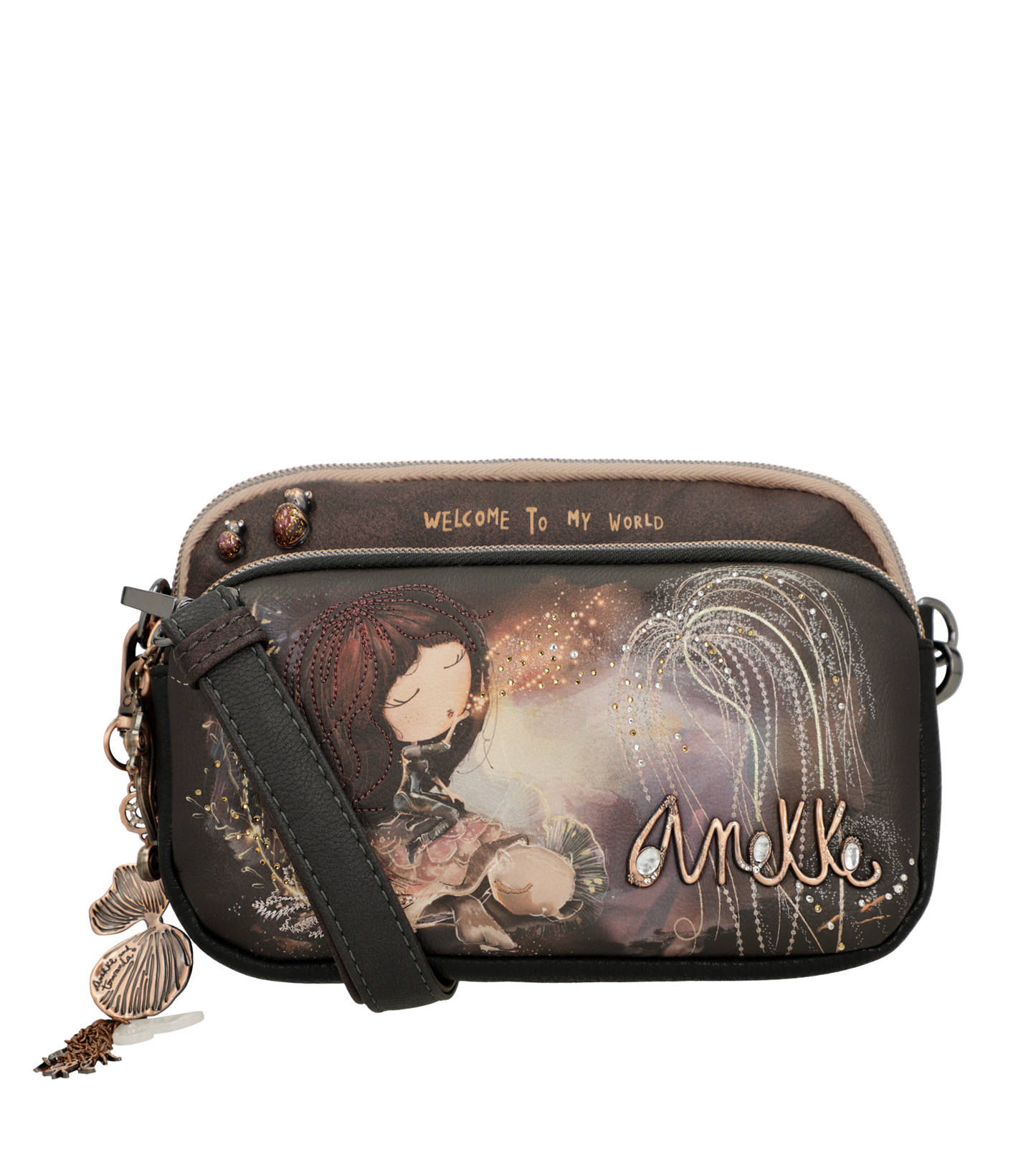 Anekke Dreamverse 2 rekeszes kis crossbody táska - Dubniczki