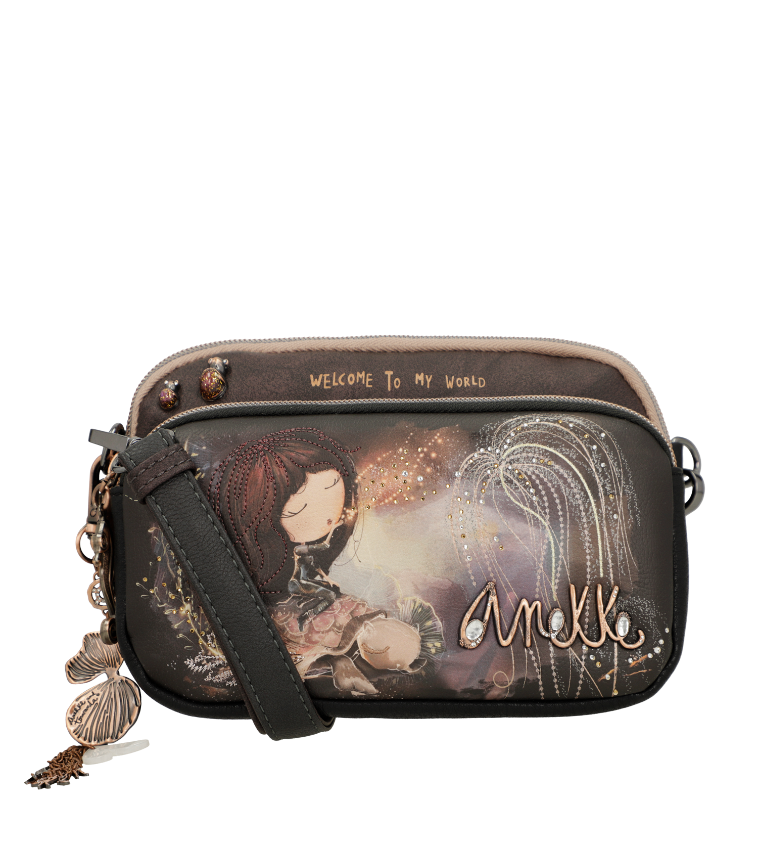 Anekke Dreamverse 2 rekeszes kis crossbody táska - Dubniczki