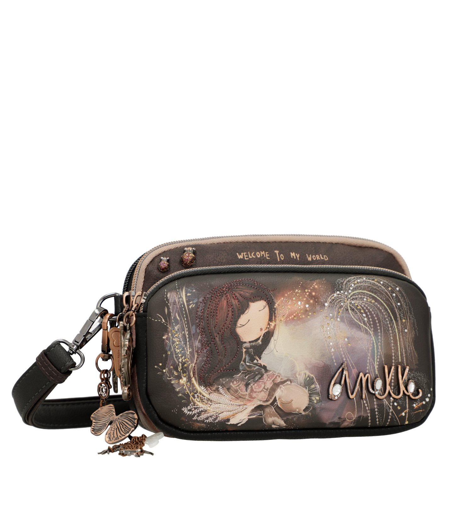 Anekke Dreamverse 2 rekeszes kis crossbody táska - Dubniczki
