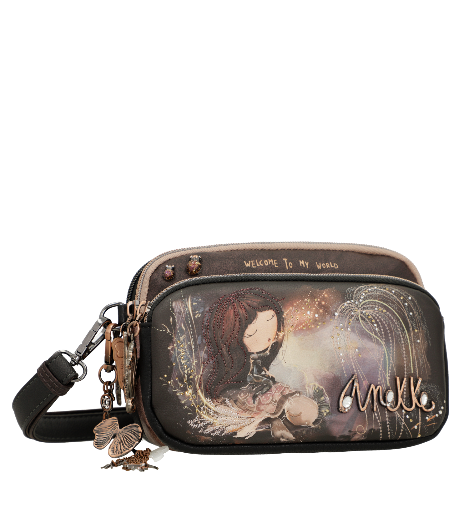 Anekke Dreamverse 2 rekeszes kis crossbody táska - Dubniczki
