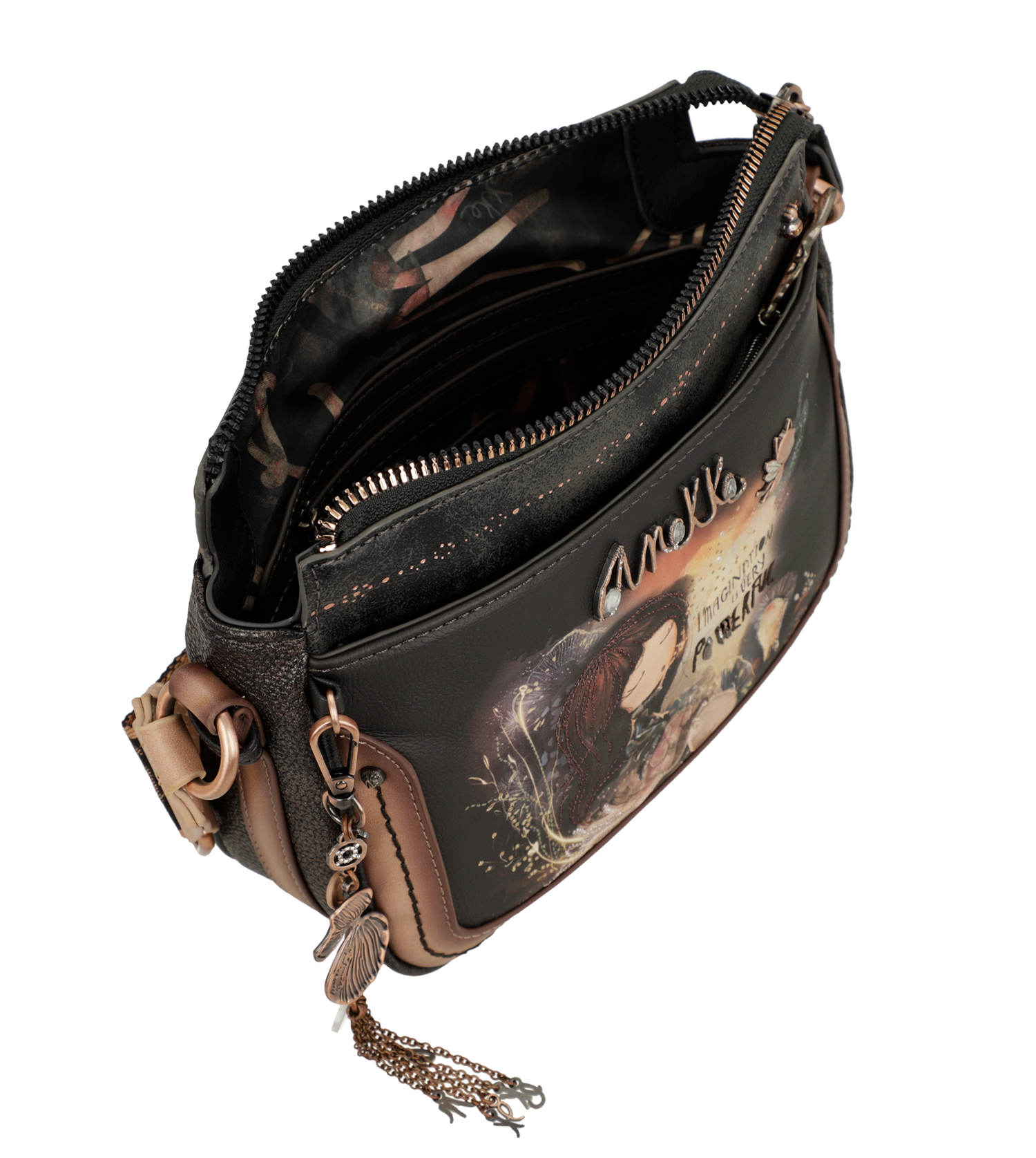 Anekke Dreamverse 3 rekeszes crossbody táska - Dubniczki