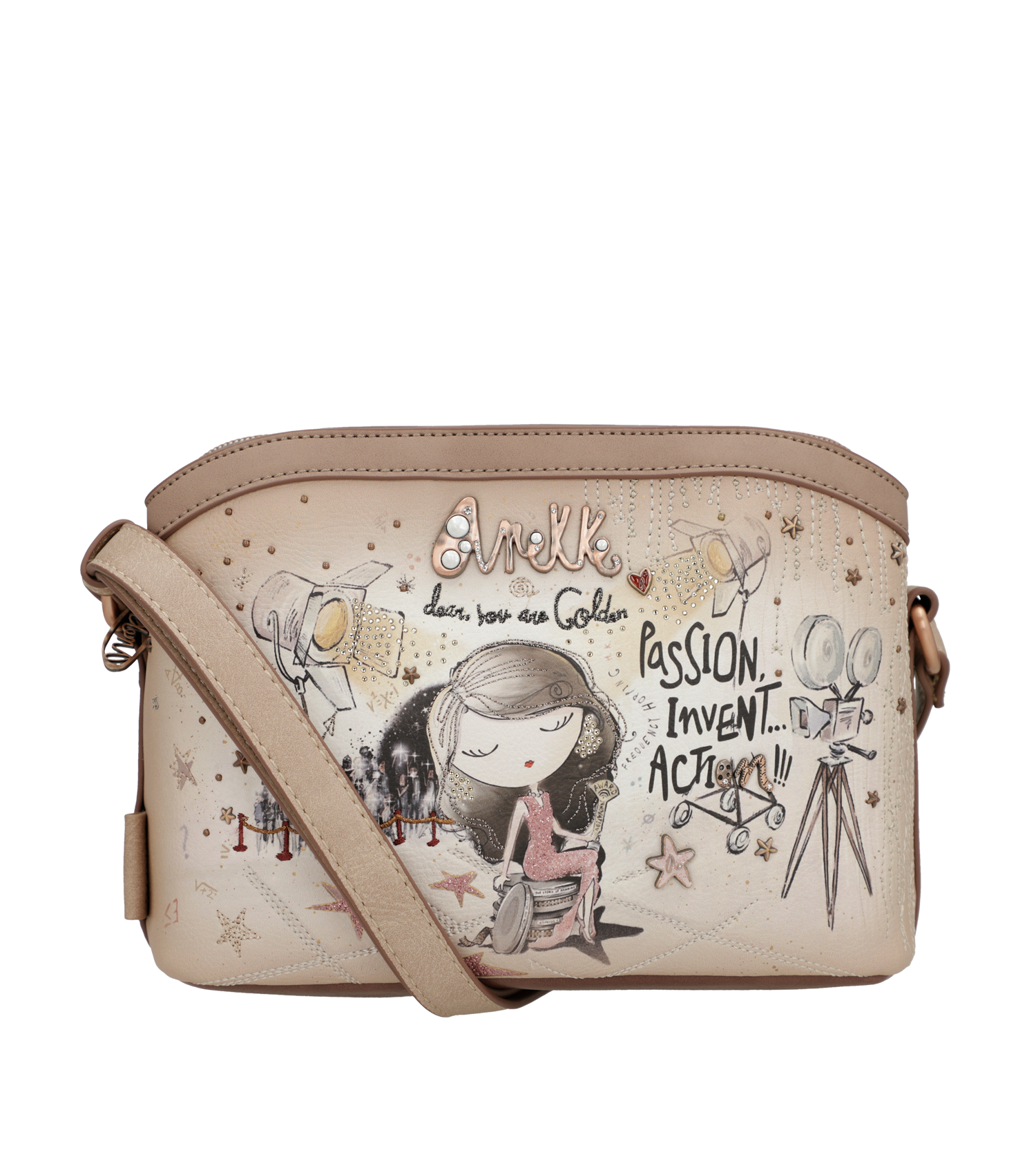 Anekke Hollywood 3 rekeszes crossbody táska - Dubniczki
