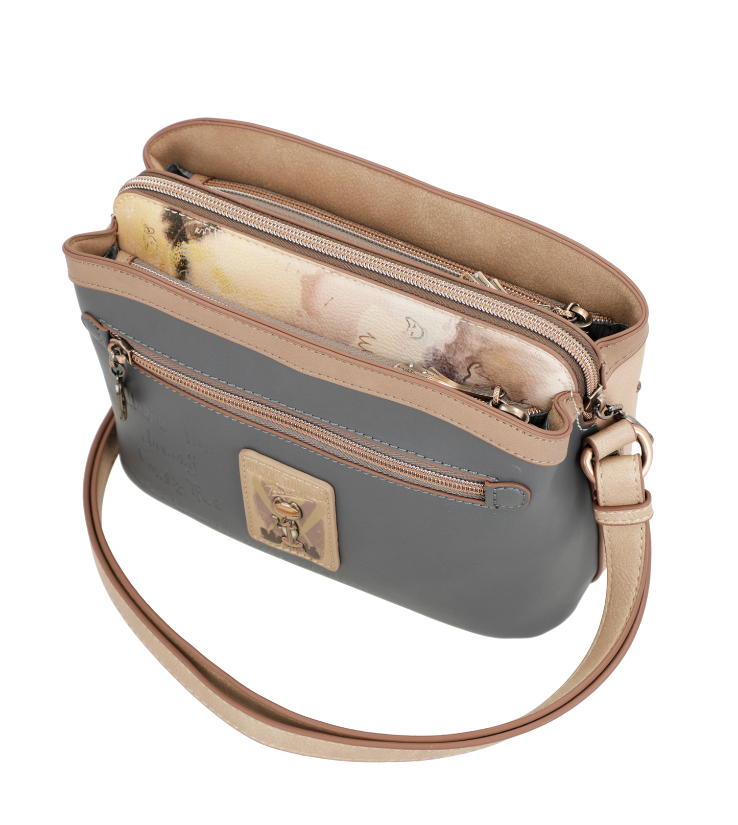 Anekke Hollywood 3 rekeszes crossbody táska - Dubniczki