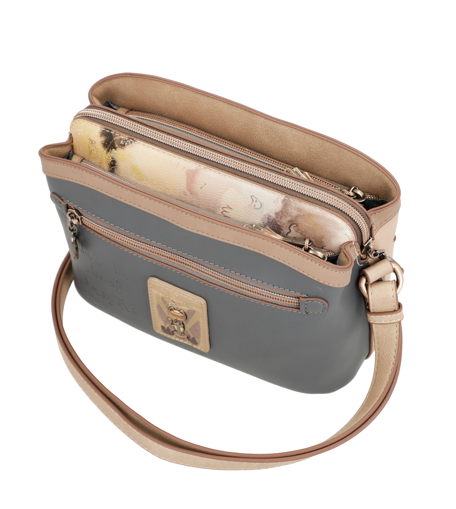 Anekke Hollywood 3 rekeszes crossbody táska - Dubniczki