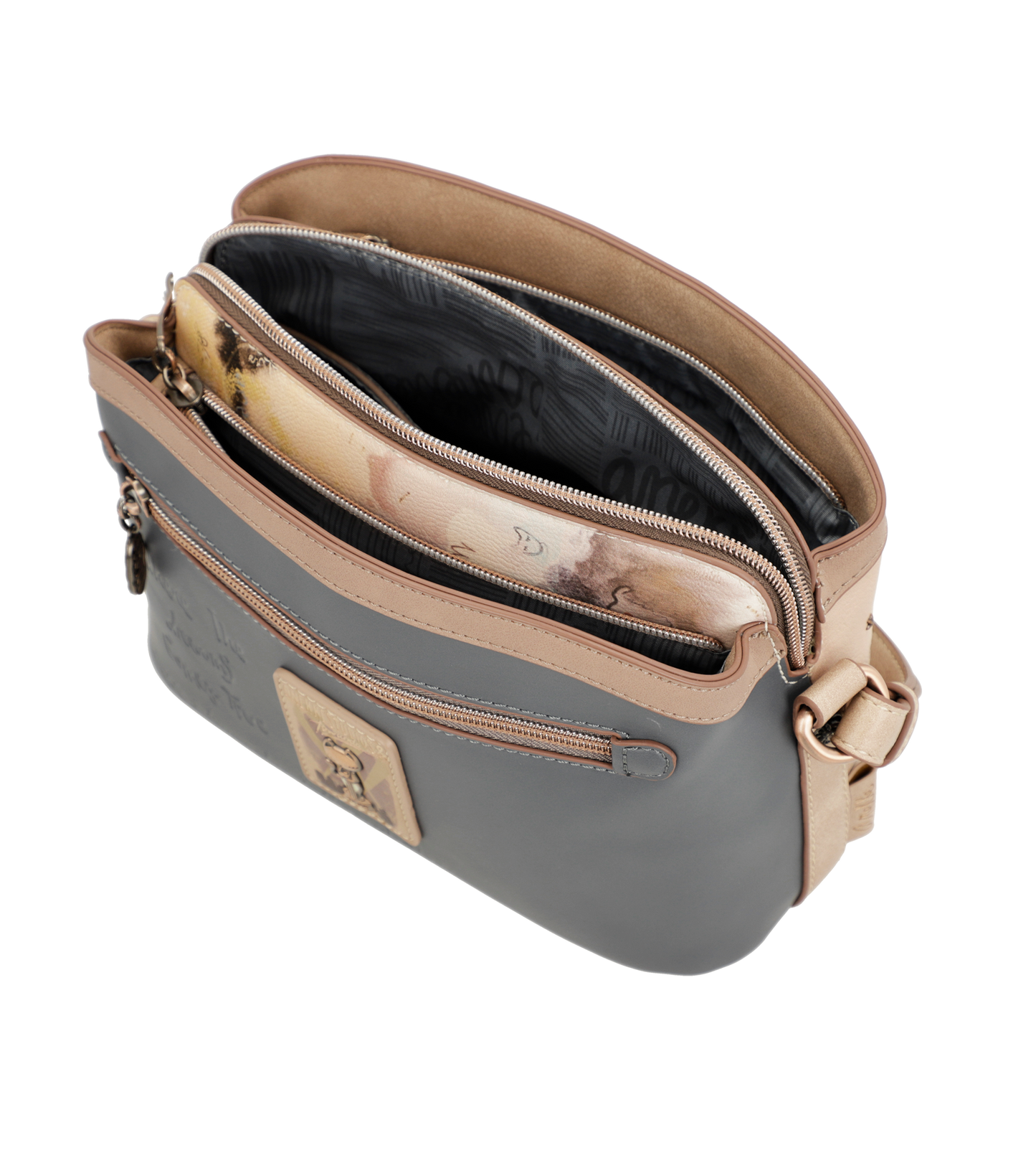 Anekke Hollywood 3 rekeszes crossbody táska - Dubniczki