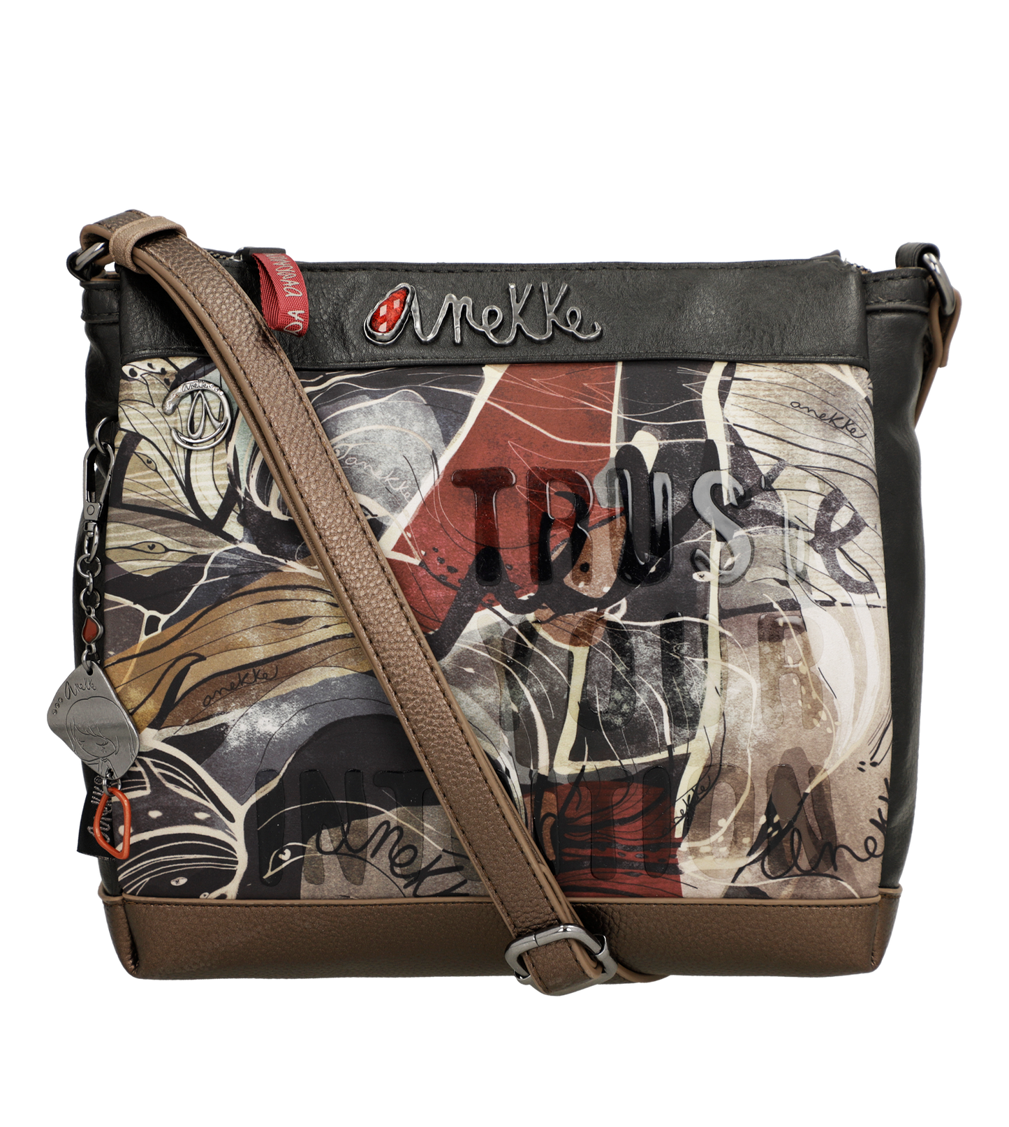 Anekke Nature Imaginary 3 rekeszes crossbody táska - Dubniczki