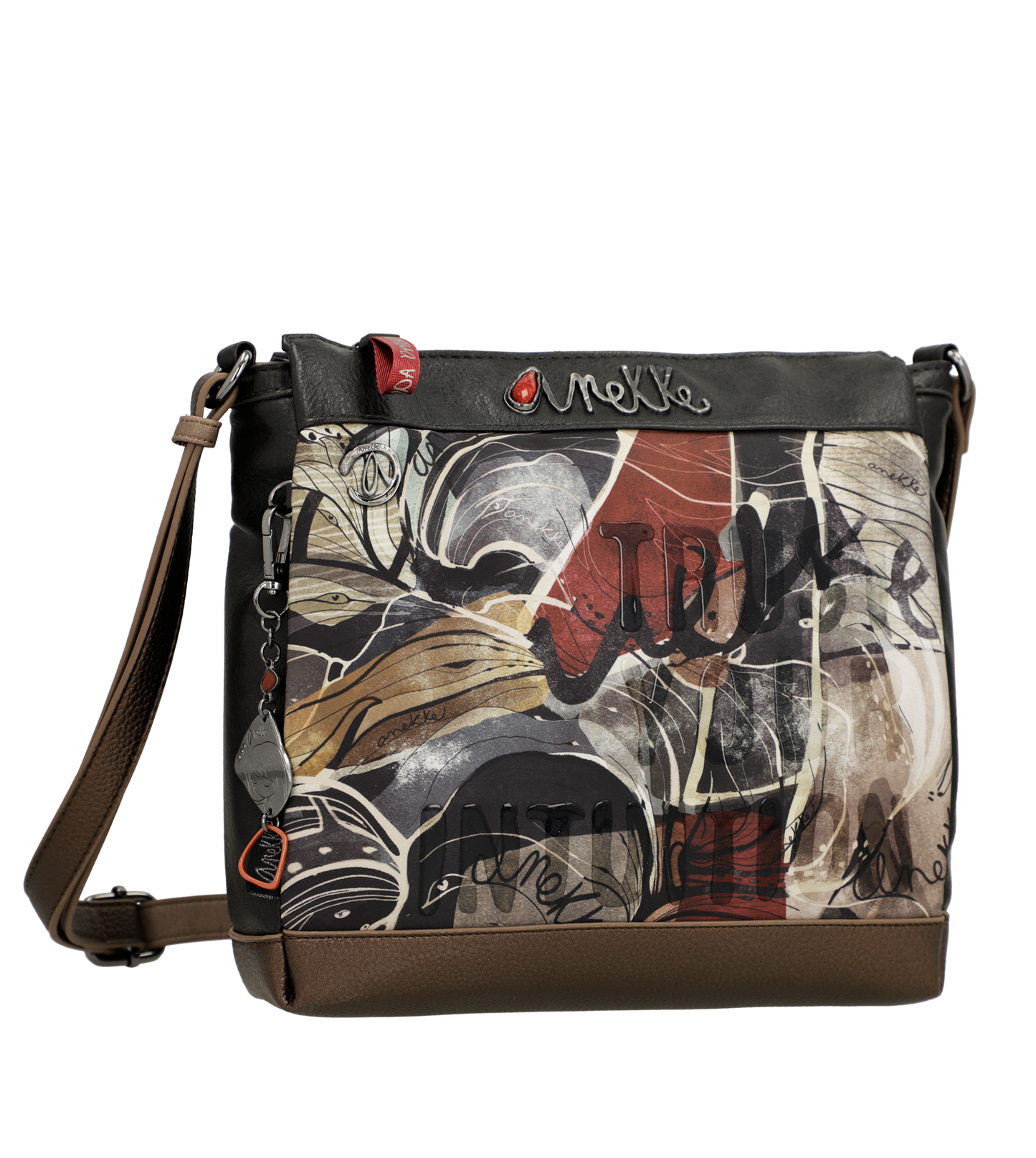 Anekke Nature Imaginary 3 rekeszes crossbody táska - Dubniczki