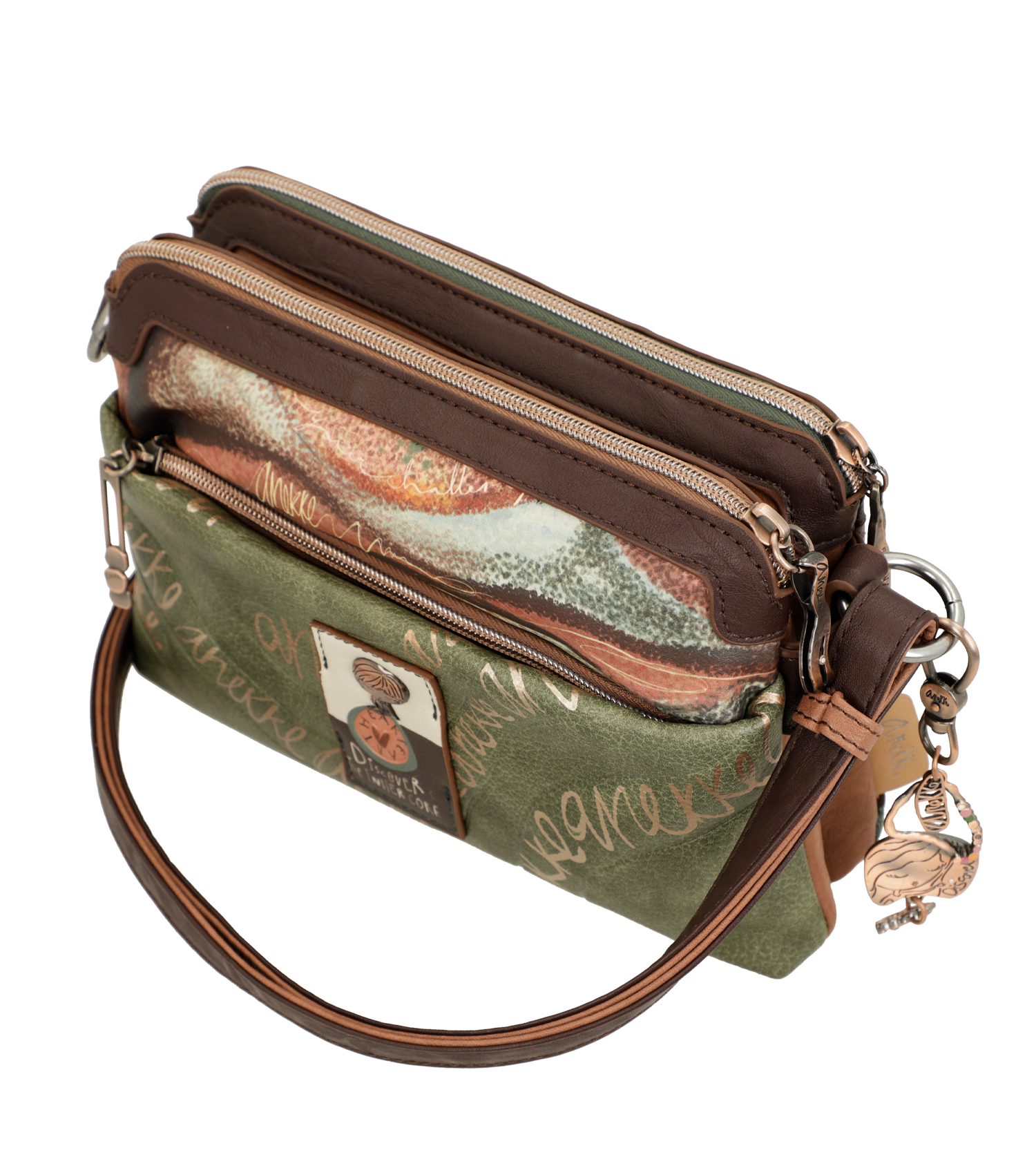 Anekke Outer 2 rekeszes crossbody táska - Dubniczki