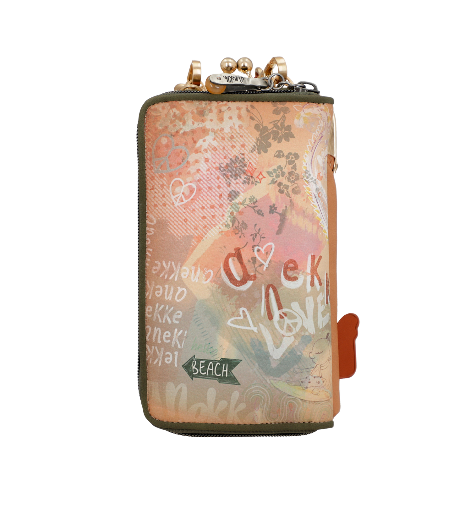 Anekke Peace & Love Camel mini 3 az 1-ben pénztárca táska - Dubniczki