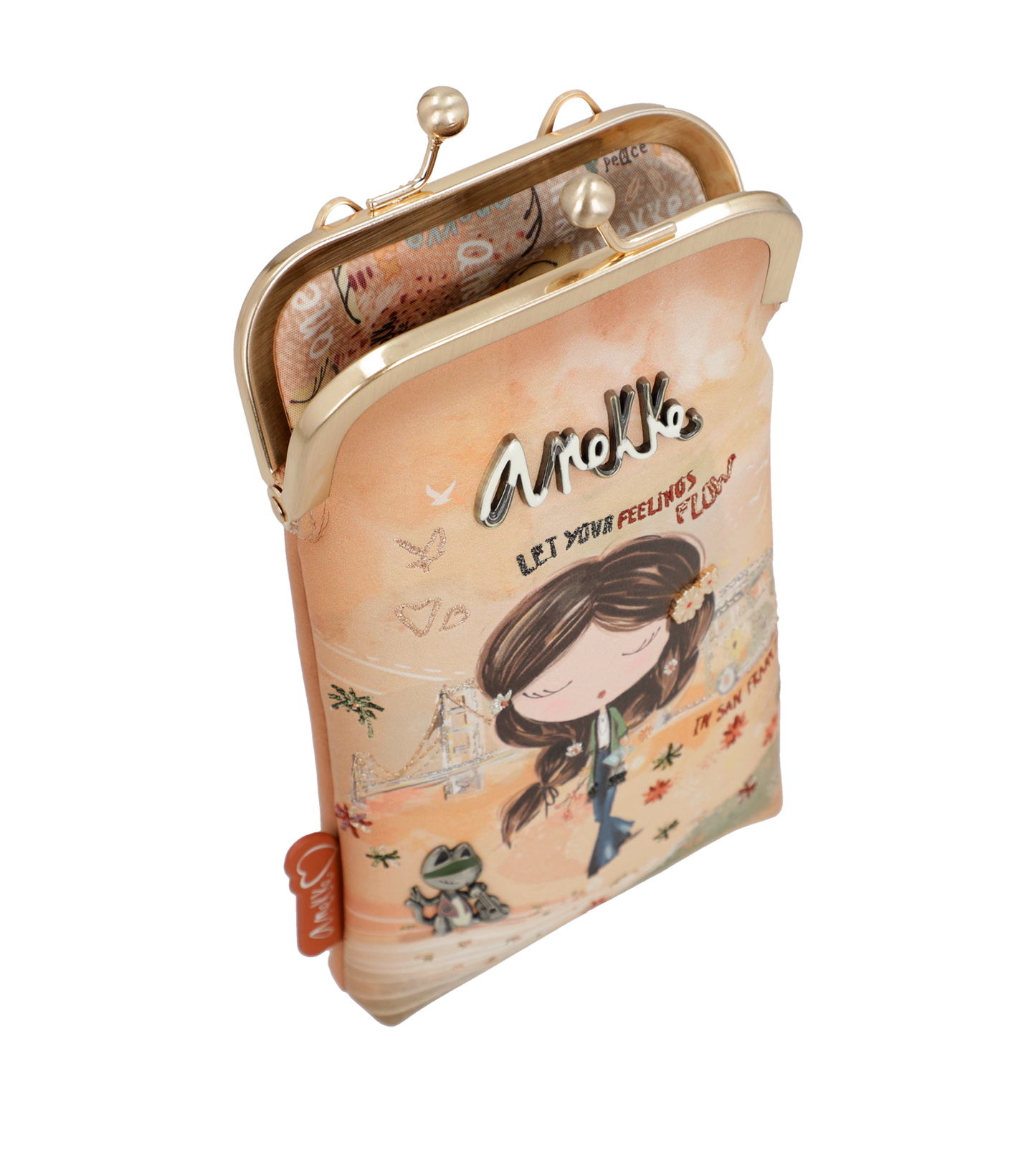 Anekke Peace & Love Camel mini 3 az 1-ben pénztárca táska - Dubniczki