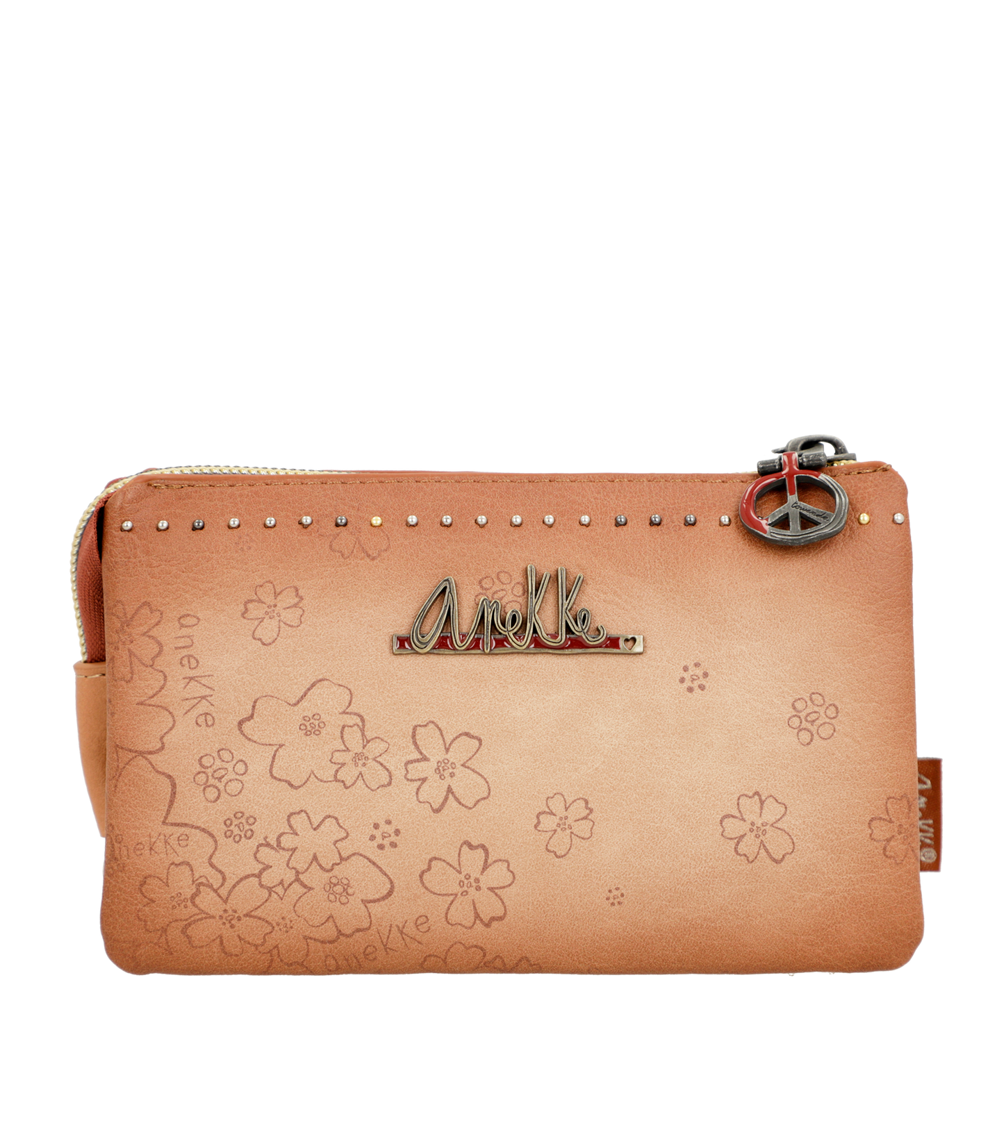 Anekke Peace & Love Flower - Virágos 3 rekeszes  mini pénztárca - Dubniczki