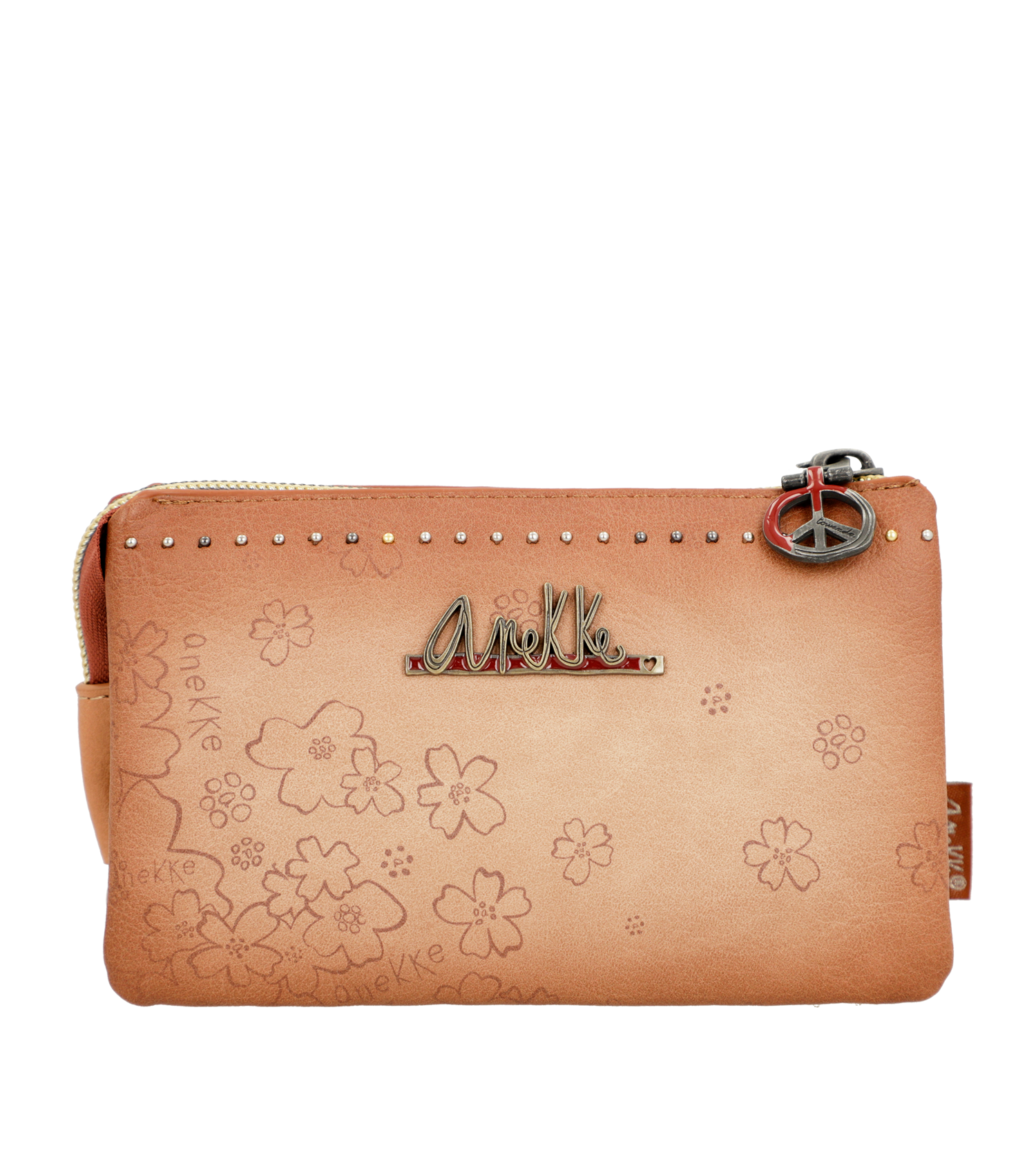 Anekke Peace & Love Flower - Virágos 3 rekeszes  mini pénztárca - Dubniczki