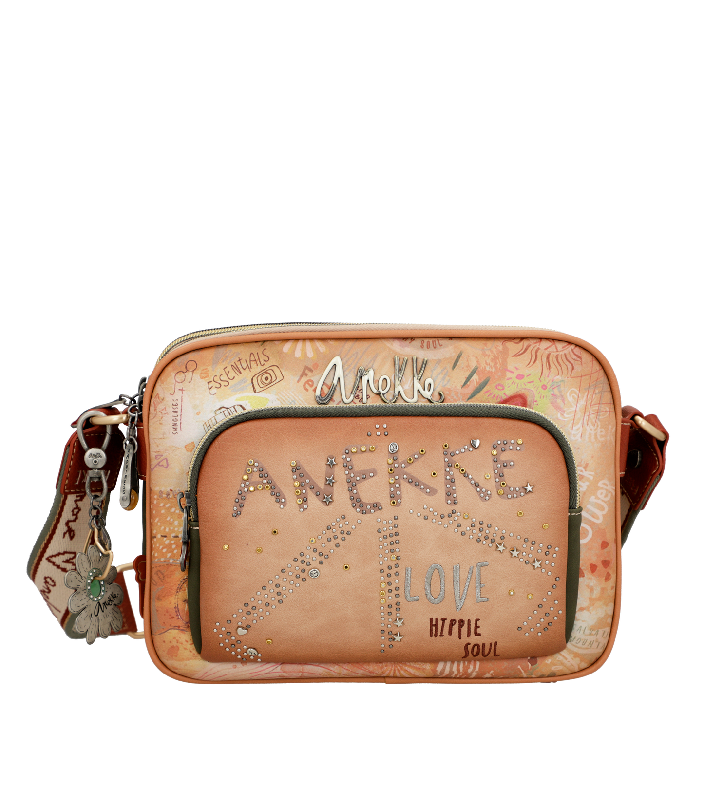 Anekke Peace & Love Flower crossbody táska - Dubniczki