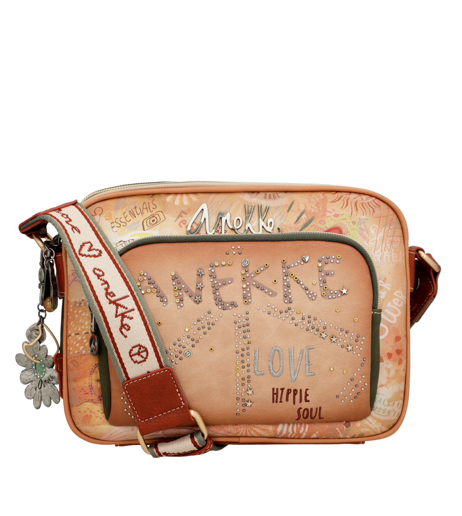 Anekke Peace & Love Flower crossbody táska - Dubniczki