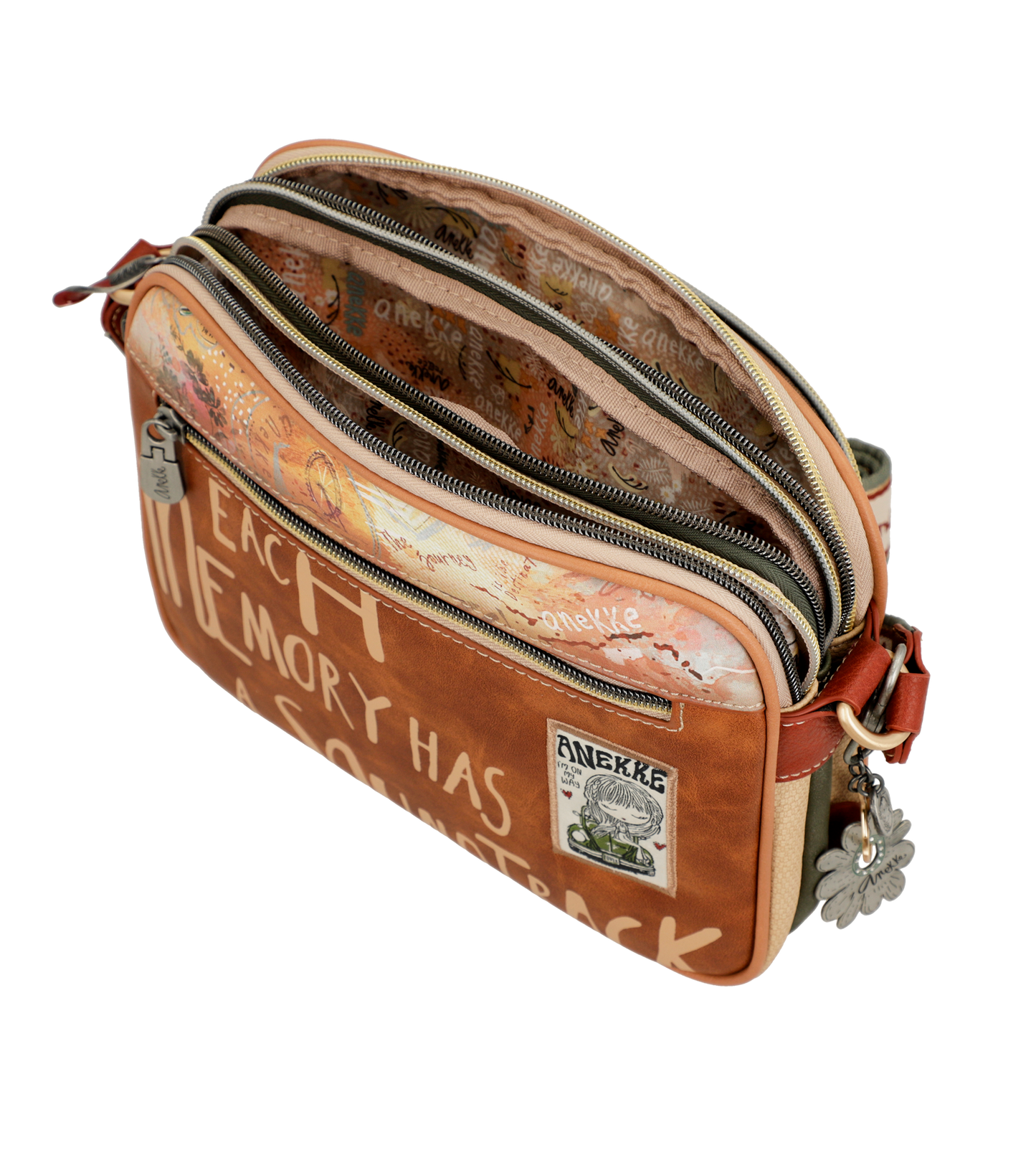 Anekke Peace & Love Flower crossbody táska - Dubniczki