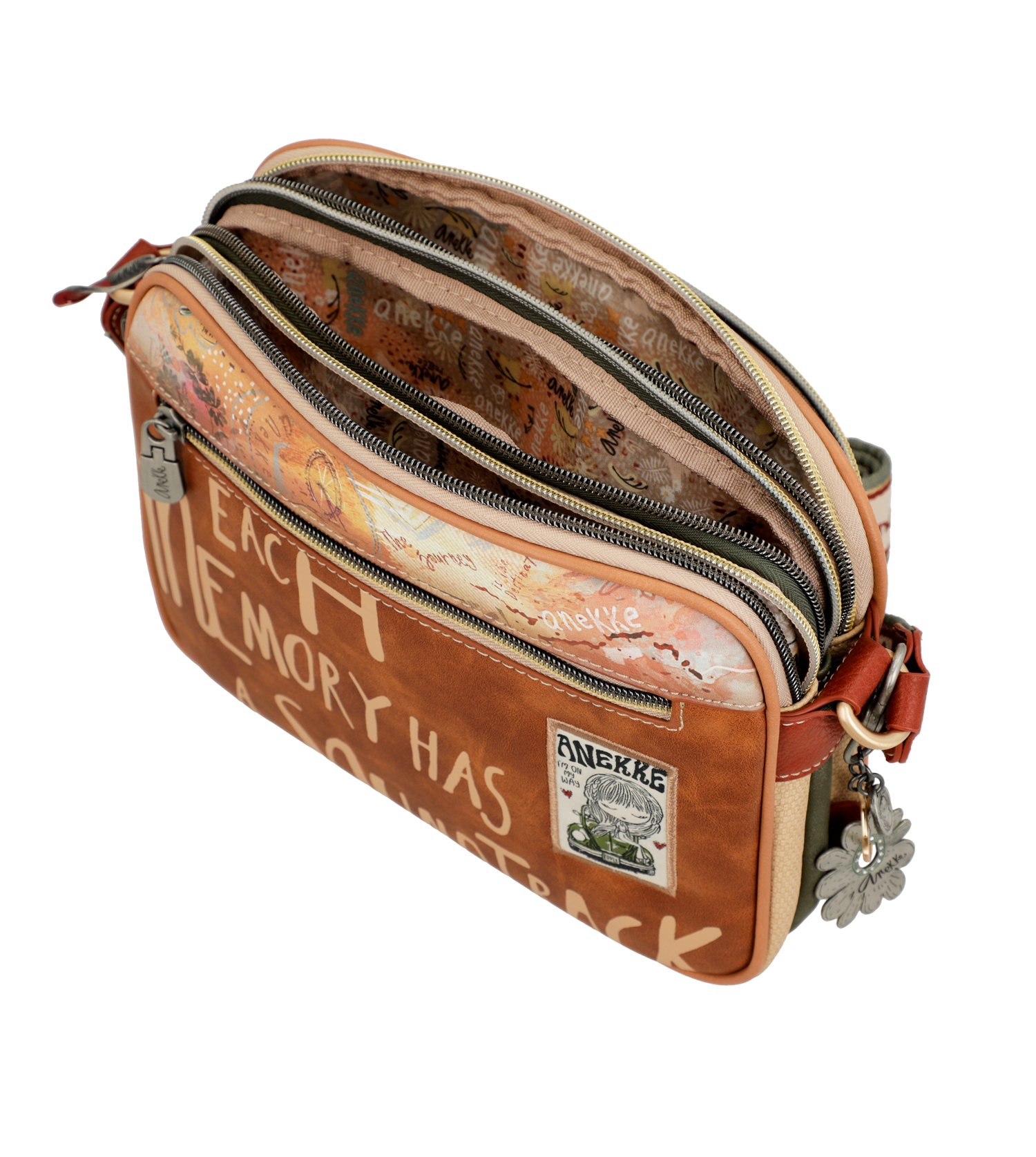 Anekke Peace & Love Flower crossbody táska - Dubniczki